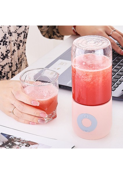 Yeşil Tarzı 500 ml Ev Taşınabilir Meyve Sıkacağı Bardağı Kablosuz Mini Meyve Sıkacağı Yurt USB Şarj Net Ünlü Meyve Sıkacağı Meyve Fincanı (Yurt Dışından)