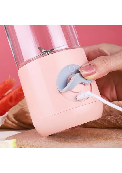 Yeşil Tarzı 500 ml Ev Taşınabilir Meyve Sıkacağı Bardağı Kablosuz Mini Meyve Sıkacağı Yurt USB Şarj Net Ünlü Meyve Sıkacağı Meyve Fincanı (Yurt Dışından)