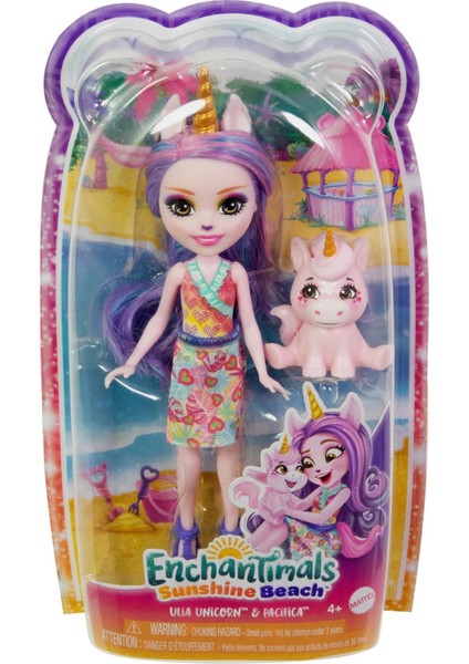 Popüler Karakter Bebekler Ulia Unicorn FNH22-HRX84