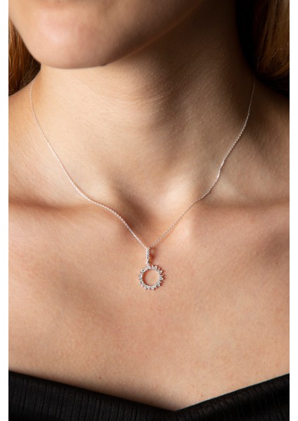 Kadın Güneş Model 925 Ayar Gümüş Kolye fiyatları