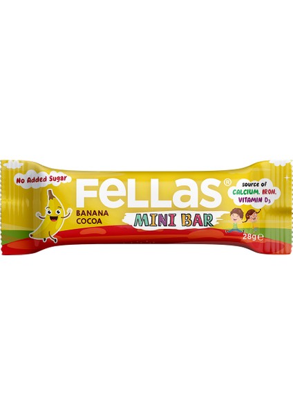 Fellas Kids Meyve Bar 28 G Süper Ikili Kutu 24 Adet - Muzlu x 12 Adet + Çilekli x 12 Adet