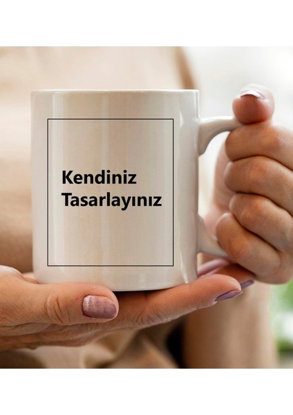 Kendin Tasarla Beyaz Kupa