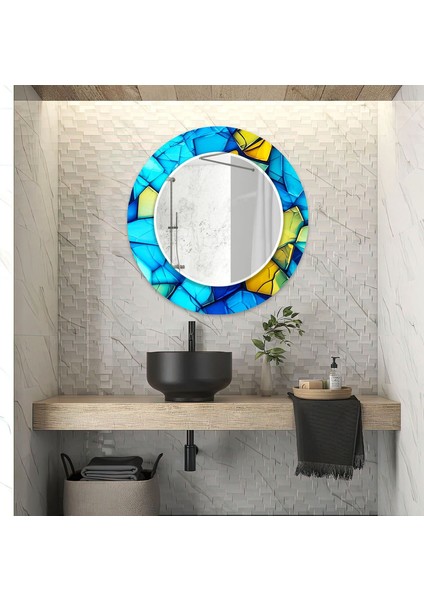 Lekeli Temperli Cam Duvar Aynası