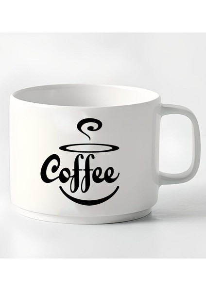 Kişiye Özel Coffe Tasarımlı Porselen Kupa Nescafe Fincanı