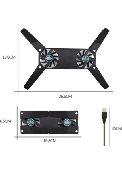 BRC Desing Katlanabilir Laptop Soğutucu