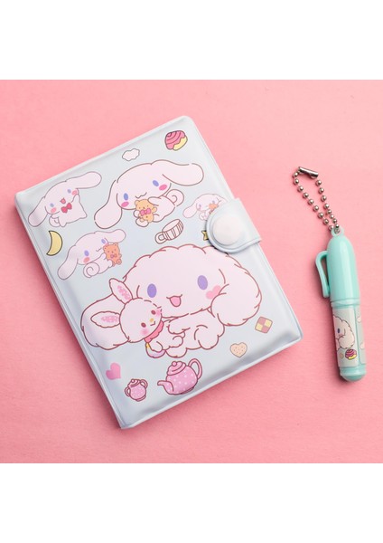 Kawaii Sanrioo Karakterler Mini Defter Kalem Set