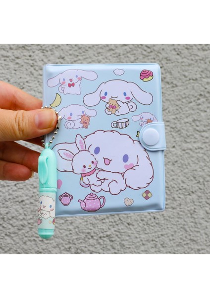 Kawaii Sanrioo Karakterler Mini Defter Kalem Set