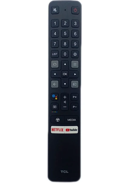 Sesli Kontrol Uzaktan Kumandası, Tcl Sesli LCD LED Tv Için Uzaktan Kumanda RC901V Netflix  Youtube Için Yedek