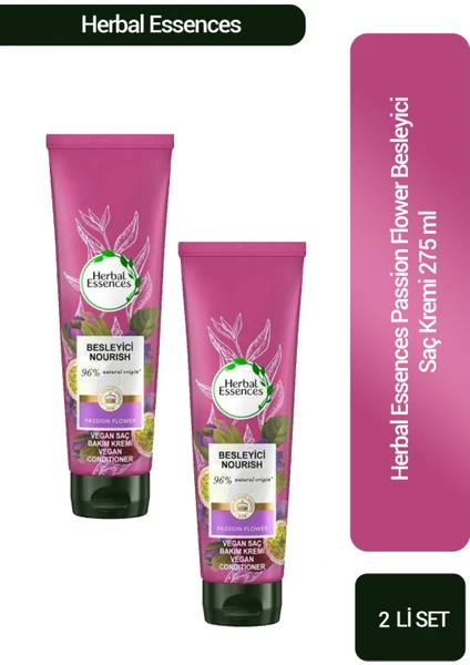 Herbal Essences Passion Flower Besleyici Saç Kremi 275 ml X2