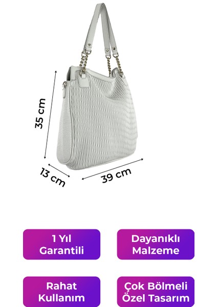 Kriste Bell Kadın Çanta Beyaz 26421 fiyatları