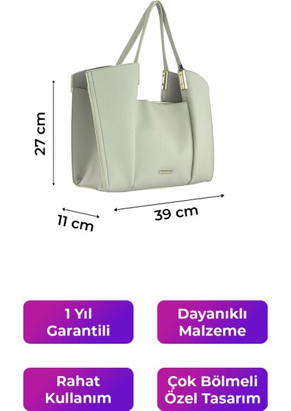 Kriste Bell Kadın Çanta Bej 7151 fiyatları