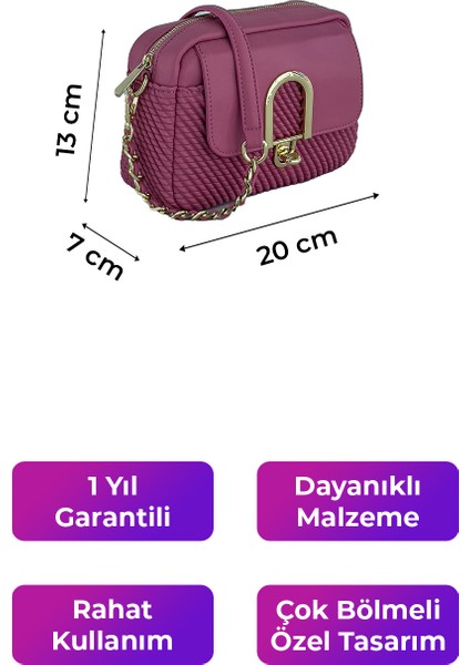 Kriste Bell Kadın Çanta Fuşya 26412 fiyatları