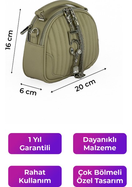 Kriste Bell Kadın Çanta Bej 26427 fiyatları