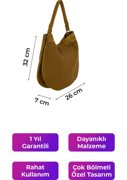 Kriste Bell Kadın Çanta Camel 26420 fiyatları