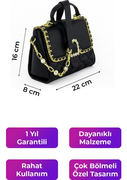 Kriste Bell Kadın Çanta Siyah 26498 fiyatları