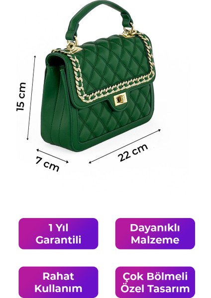 Kriste Bell Çapraz Askılı Kadın Çanta Yeşil 26481 fiyatları