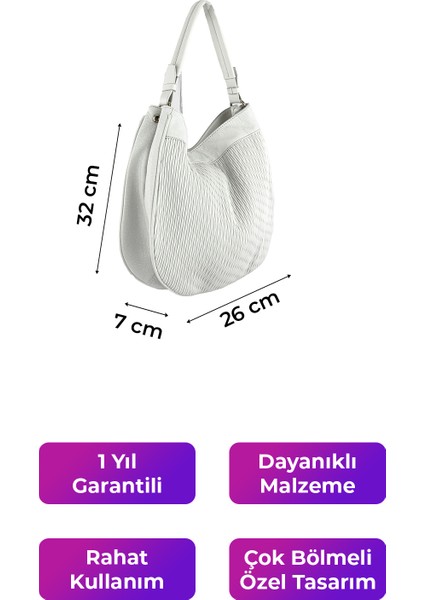 Kriste Bell Kadın Çanta Beyaz 26420 fiyatları