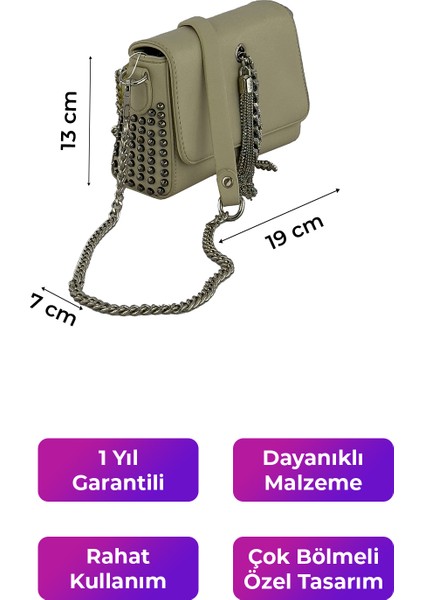 Kriste Bell Kadın Çanta Bej 26367 fiyatları