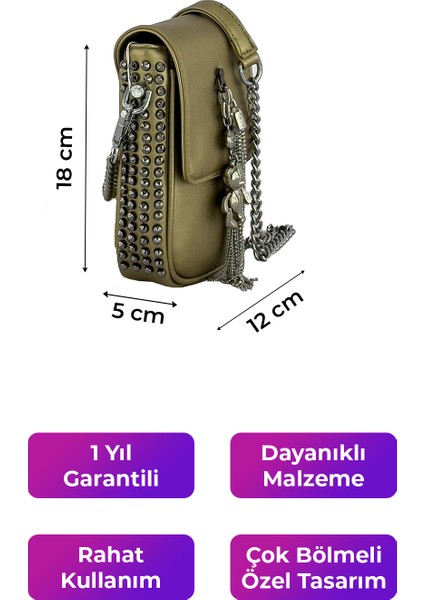 Kriste Bell Kadın Çantası Çapraz Askılı Altın 26308 fiyatları
