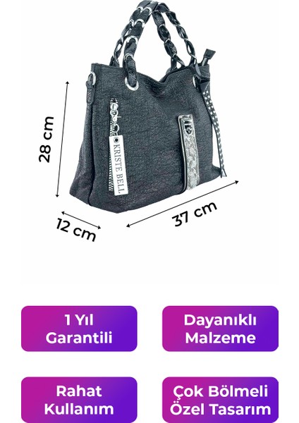 Kriste Bell Kadın Çanta Siyah 26446 fiyatları