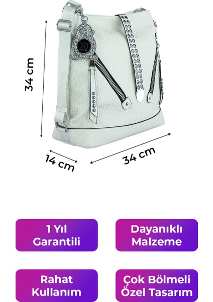 Kriste Bell Kadın Çanta Beyaz 26455 fiyatları