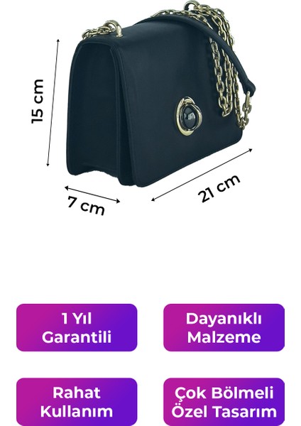 Kriste Bell Kadın Çapraz Askılı Çanta Siyah 7175 fiyatları