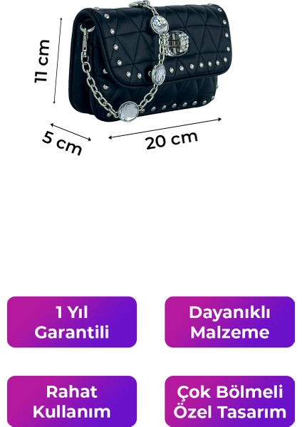 Kriste Bell Kadın Çanta Siyah 26409 fiyatları