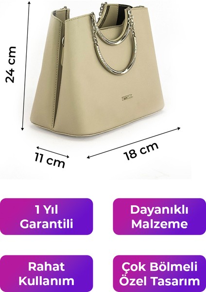 Kriste Bell Kadın Çanta Bej 7140 fiyatları
