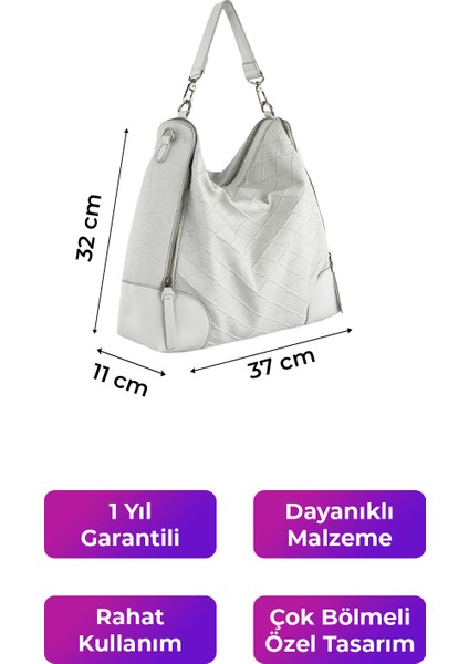 Kriste Bell Kadın Çanta Beyaz 26416 fiyatları