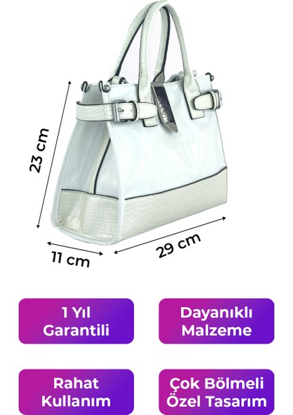 Kriste Bell Kadın Çantası Beyaz 26328 fiyatları
