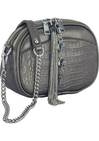 Kriste Bell Kadın Çanta Çapraz Askılı Pewter 26260 fiyatları