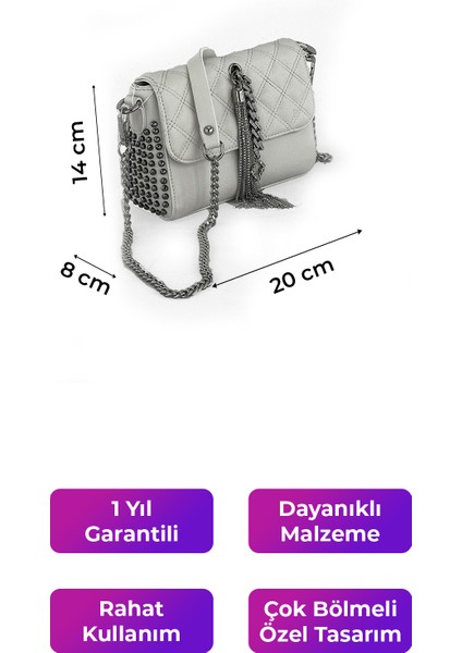 Kriste Bell Kadın Çanta Beyaz 26426 fiyatları