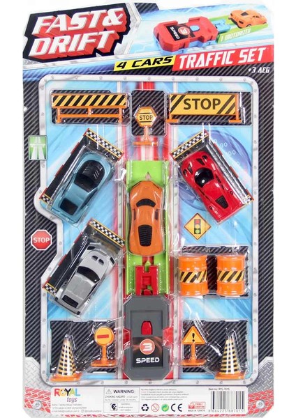 Fast & Drift Fırlatıcılı Araç Seti