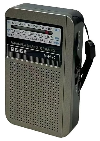 M-9320 Şarjlı Fm Am Sw 3 Bandlı Cep Radyosu El Radyosu