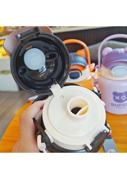 Sweet Ruı Çocuk Diyagonal Yalıtımlı Su Şişesi 600ML (Yurt Dışından)