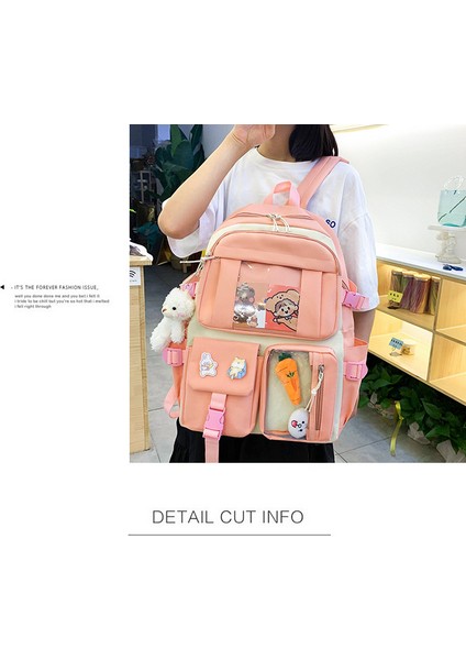 5 Parçalı Büyük Kapasiteli Okul Çantası Seti (Yurt Dışından) fırsatları