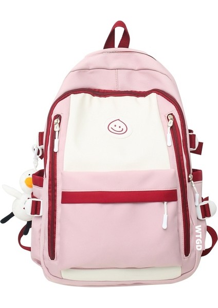 Blok Renkli Okul Çantası (Yurt Dışından)