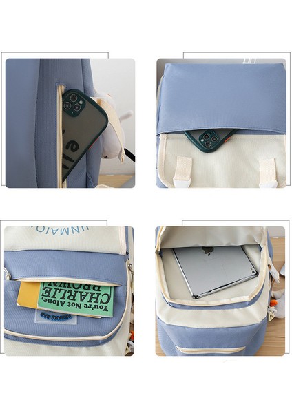 5 Parçalı Büyük Kapasiteli Sırt Çantası (Yurt Dışından) indirimleri