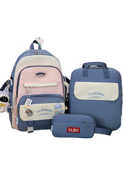 Lise Öğrencilerinin Okul Çantası 3 Parça (Yurt Dışından)