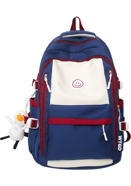 Blok Renkli Okul Çantası (Yurt Dışından)