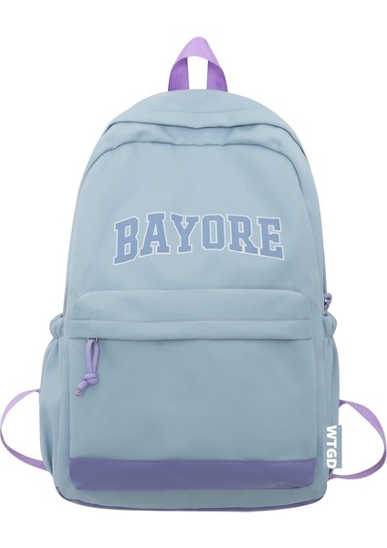 Düz Renk Mektup Sırt Çantası (Yurt Dışından)