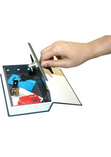 Siyah Renkli Sözlük Kitap Şeklinde Gizli Kasa Metal Kumbara Kasa Siyah Dekoratif Hediyelik Kasa Kumbara modelleri