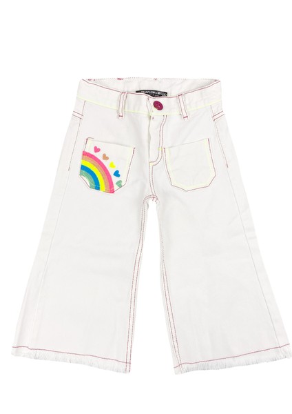 Rainbow Bilek Boy Kız Bebek Jean Kot Pantolon
