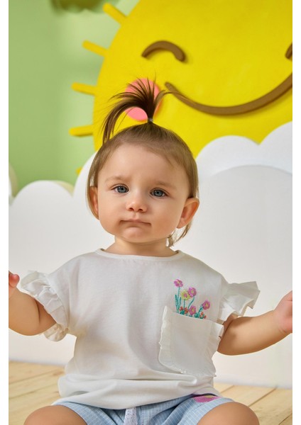 Kız Bebek Tshırt Beyaz fiyatları