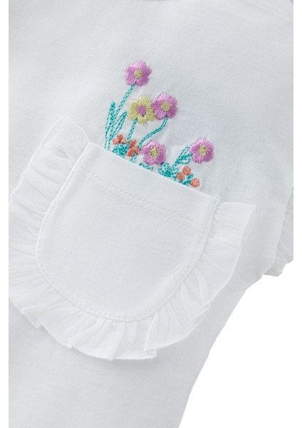 Kız Bebek Tshırt Beyaz indirimleri