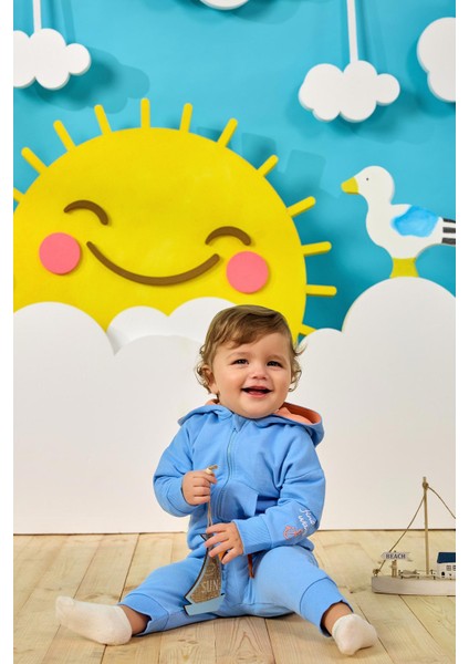 Erkek Bebek Sweatshırt Mavi fiyatları