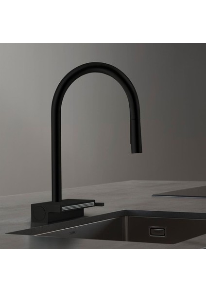 Aquno Select M81 3 Jet Spiralli Eviye Bataryası Mat Siyah 73831670 fiyatları