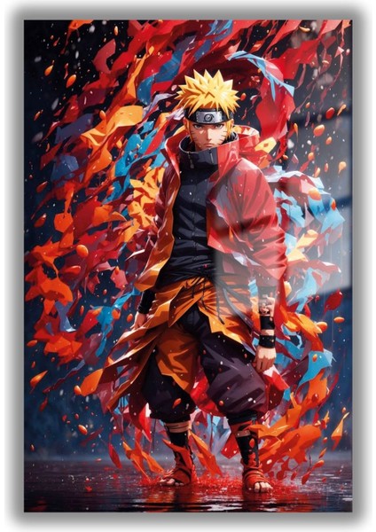 Temperli Gerçek Cam Tablo Dizi Serisi Naruto Uzumaki fiyatları