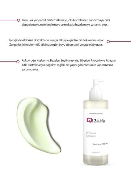 Arındırıcı ve Dengeleyici Temizleme Yağı 200 ml modelleri