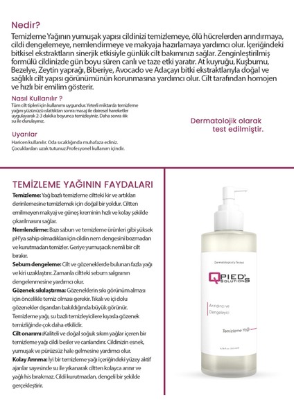 Arındırıcı ve Dengeleyici Temizleme Yağı 200 ml fırsatları